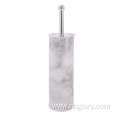 Toilet Brush, Toilet Bowl Brush with Extra Long Handle Durable Bristles Toilet Scrubber and Covered Holder